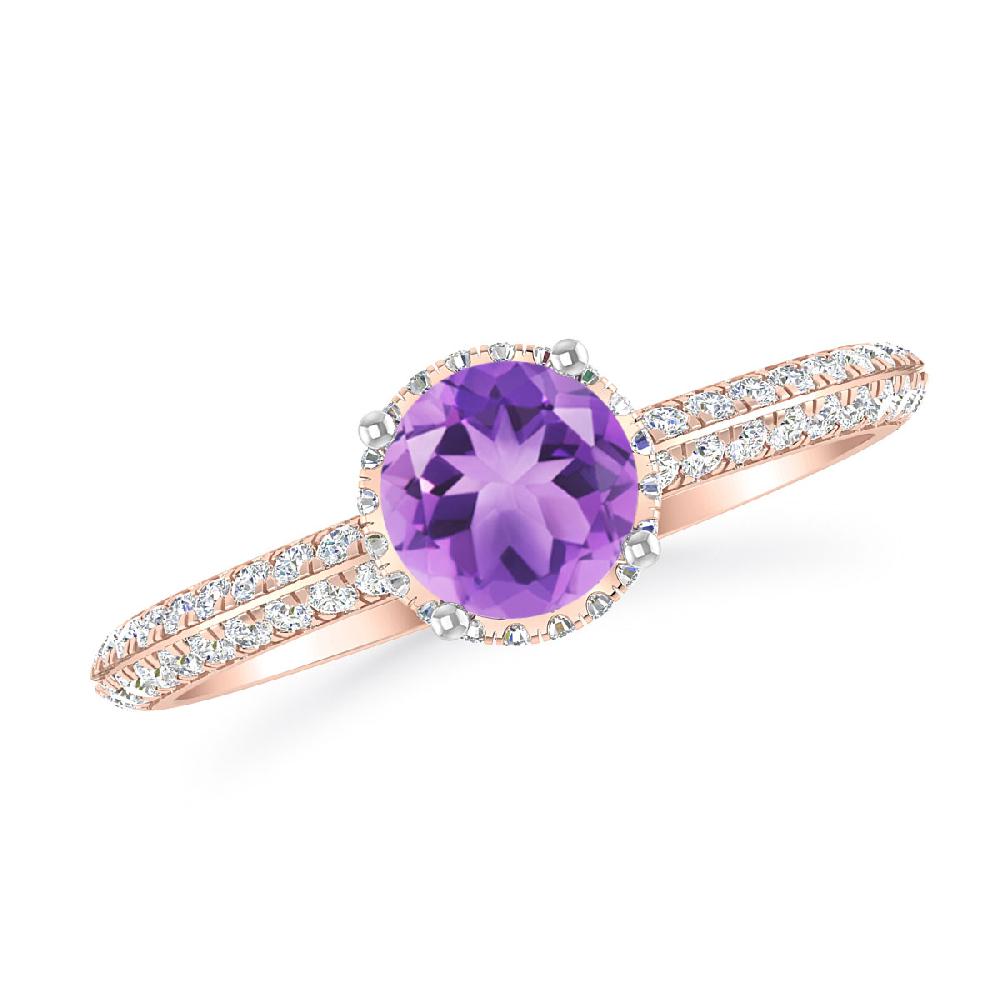 Rose Gold - Amethyst