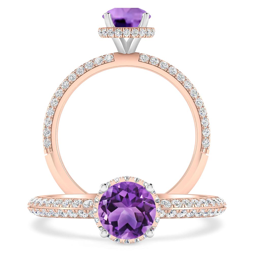 Rose Gold - Amethyst