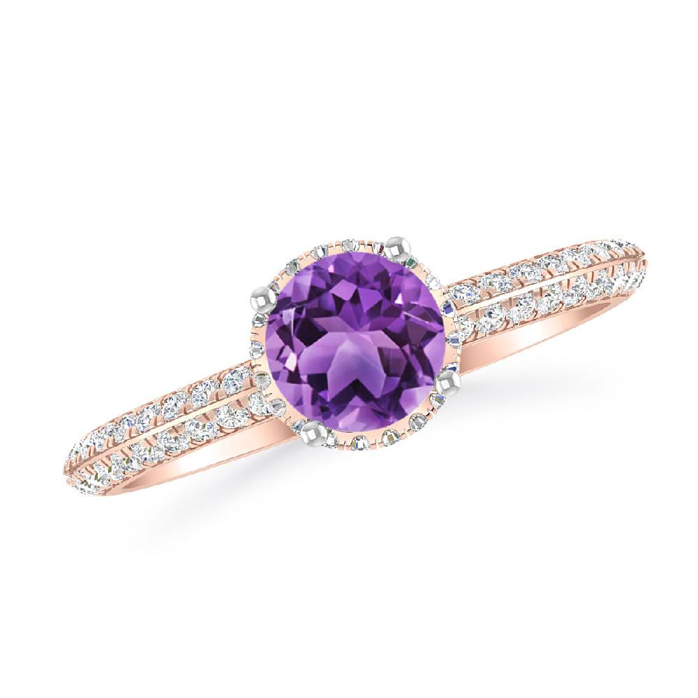 Rose Gold - Amethyst