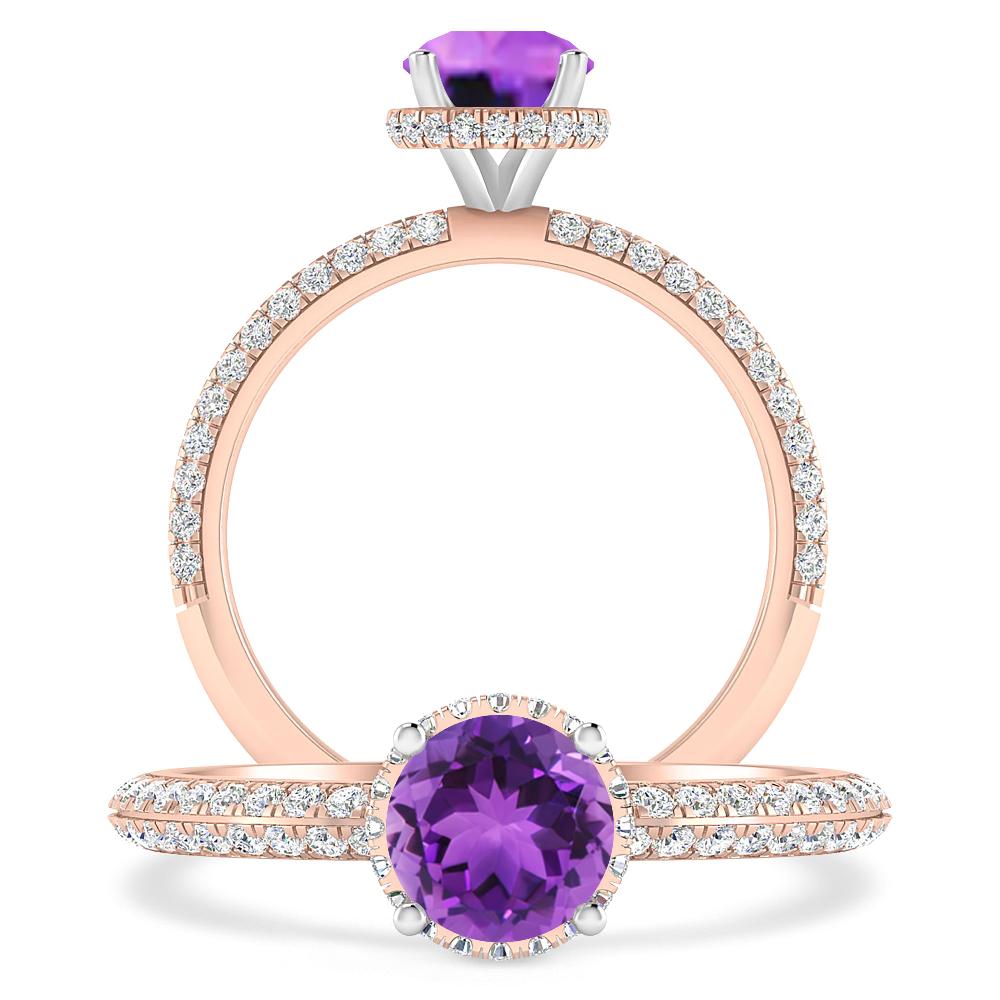 Rose Gold - Amethyst