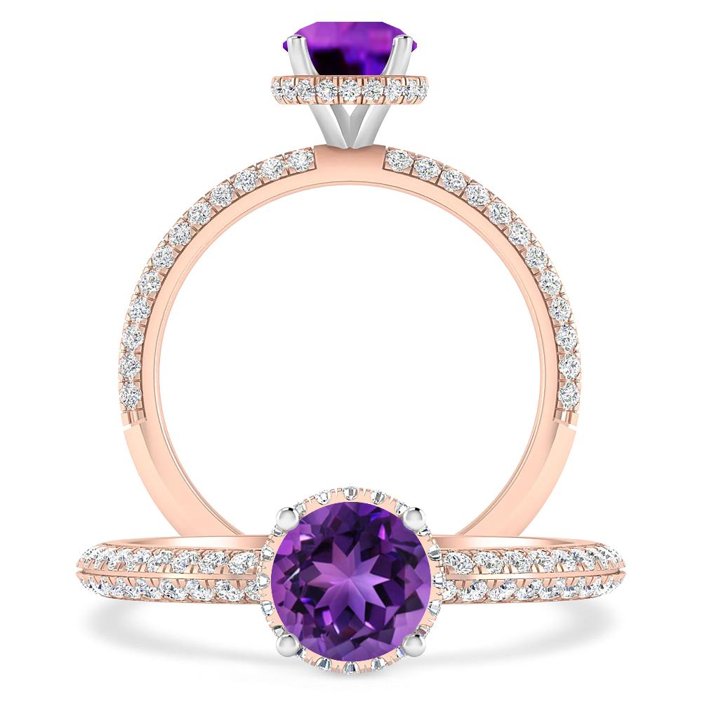 Rose Gold - Amethyst