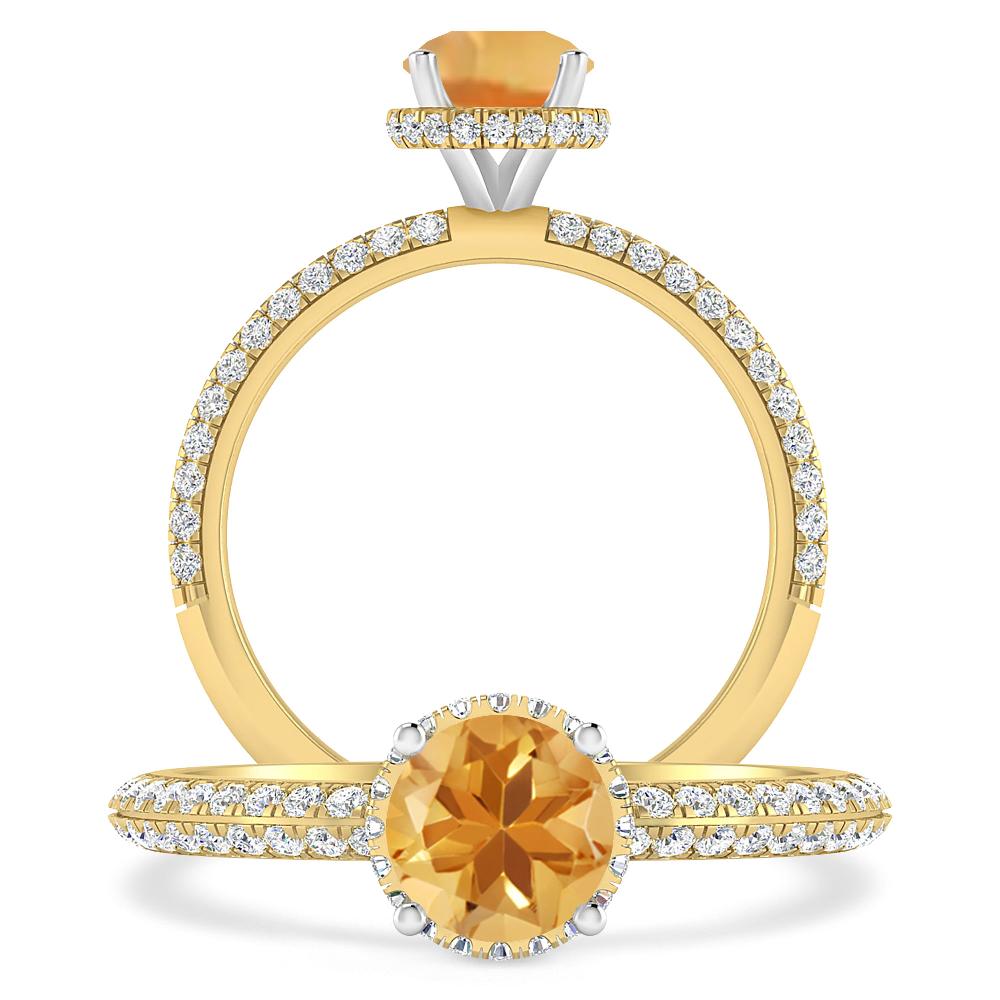 Yellow Gold - Citrine