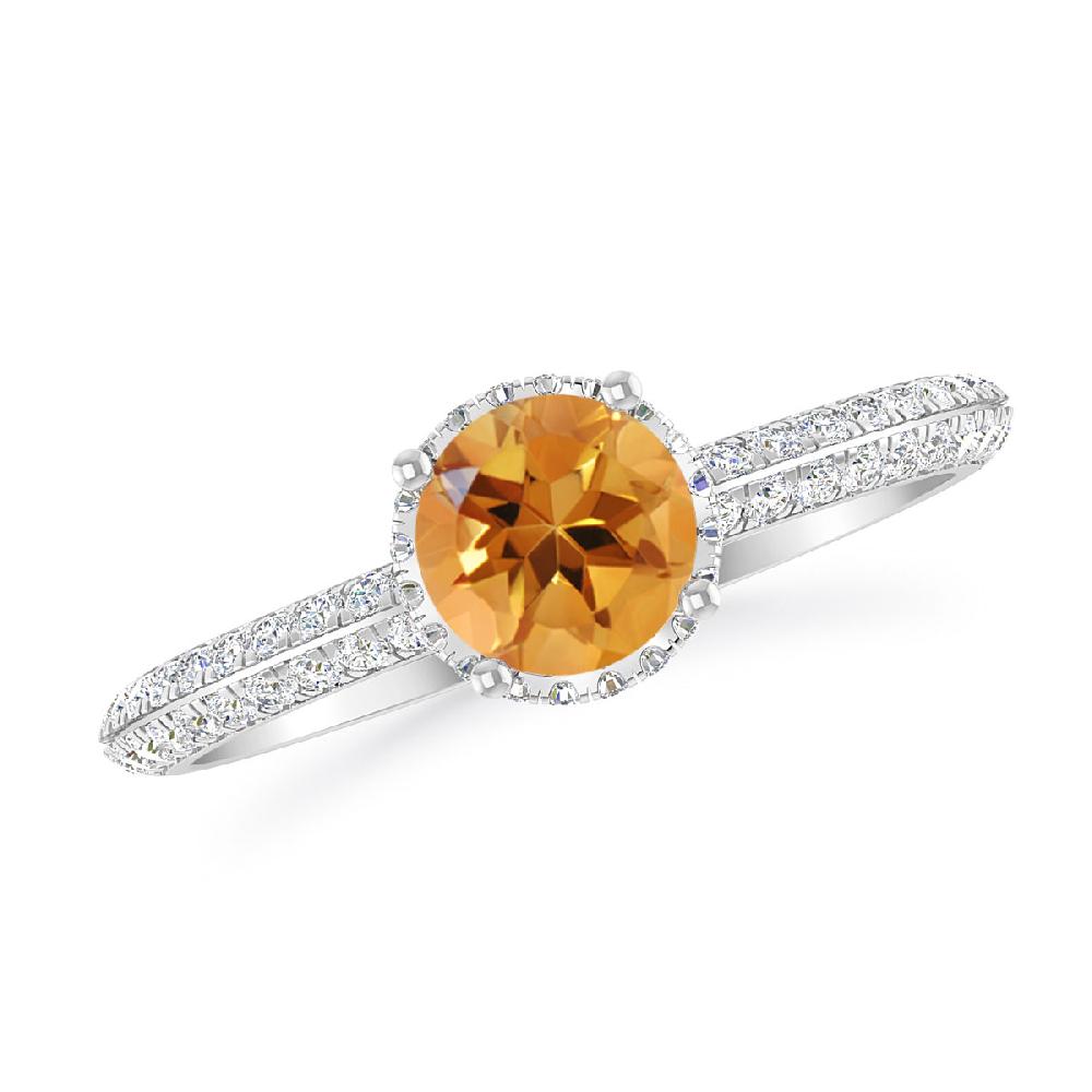 White Gold - Citrine