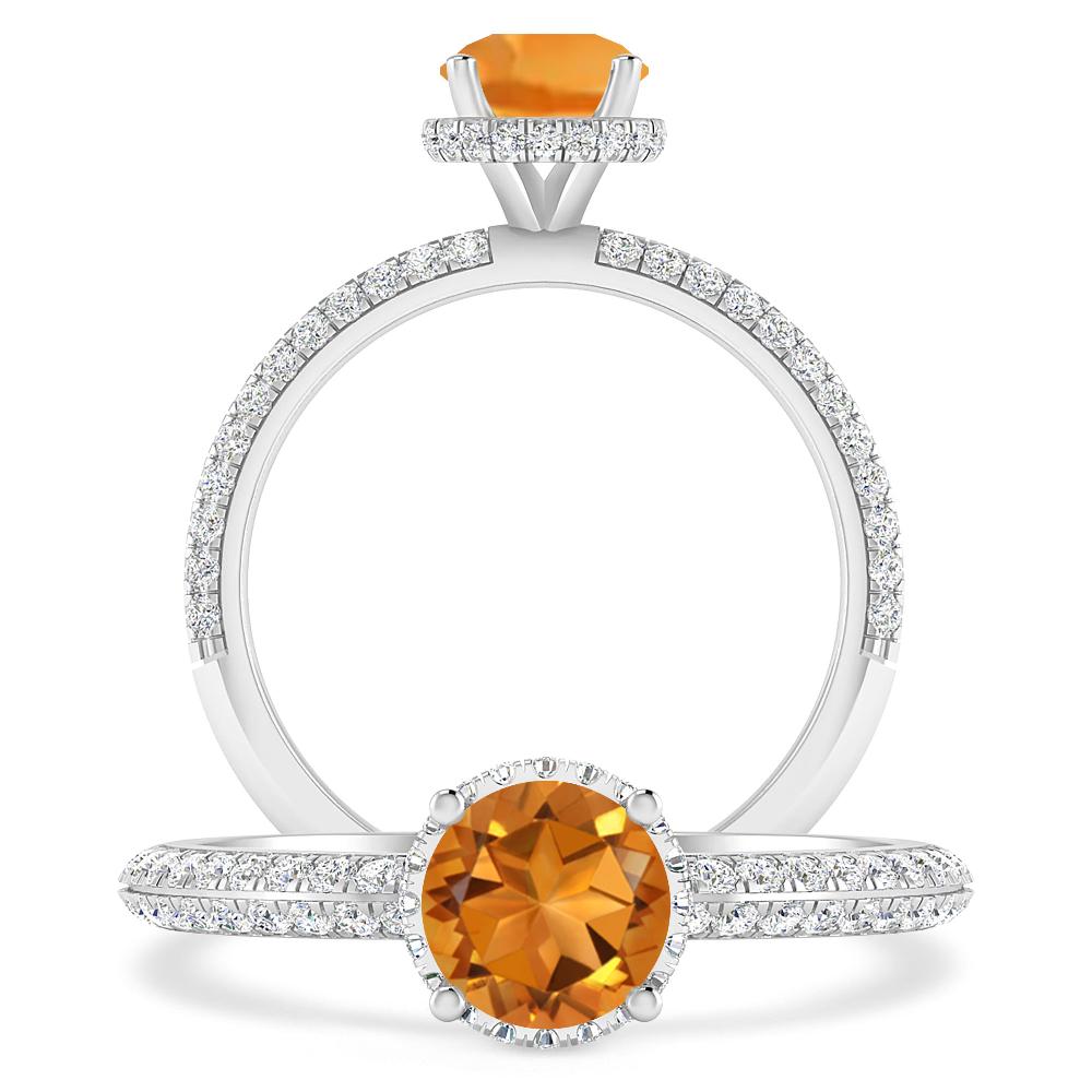 White Gold - Citrine