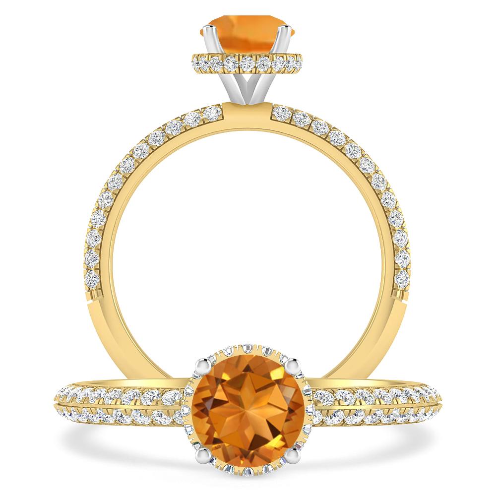 Yellow Gold - Citrine