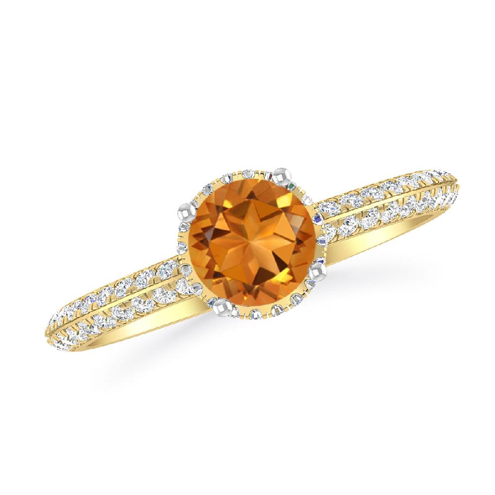 Yellow Gold - Citrine