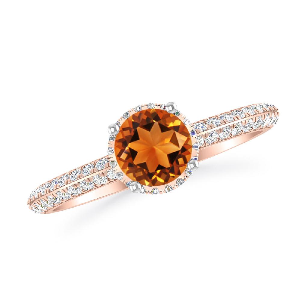 Rose Gold - Citrine