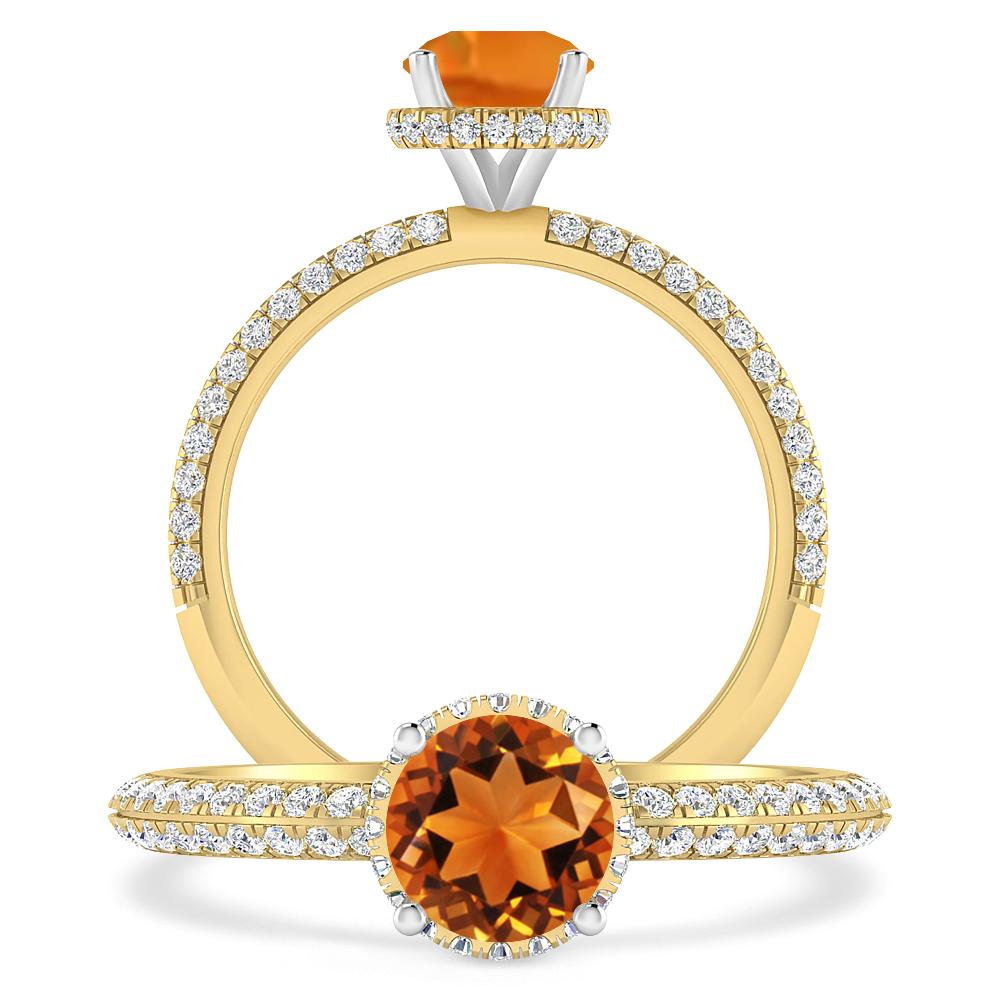 Yellow Gold - Citrine