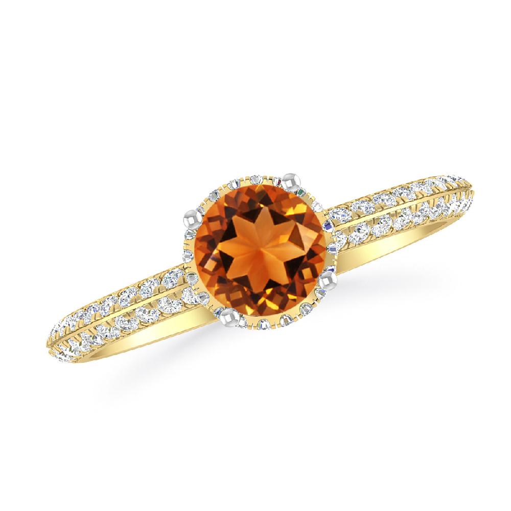 Yellow Gold - Citrine