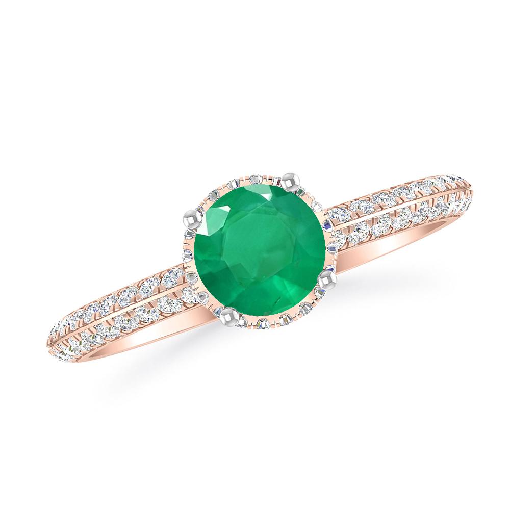 Rose Gold - Emerald