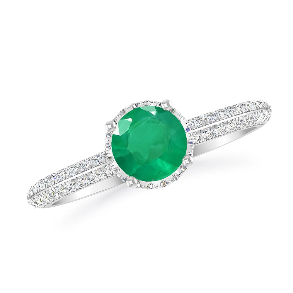 White Gold - Emerald