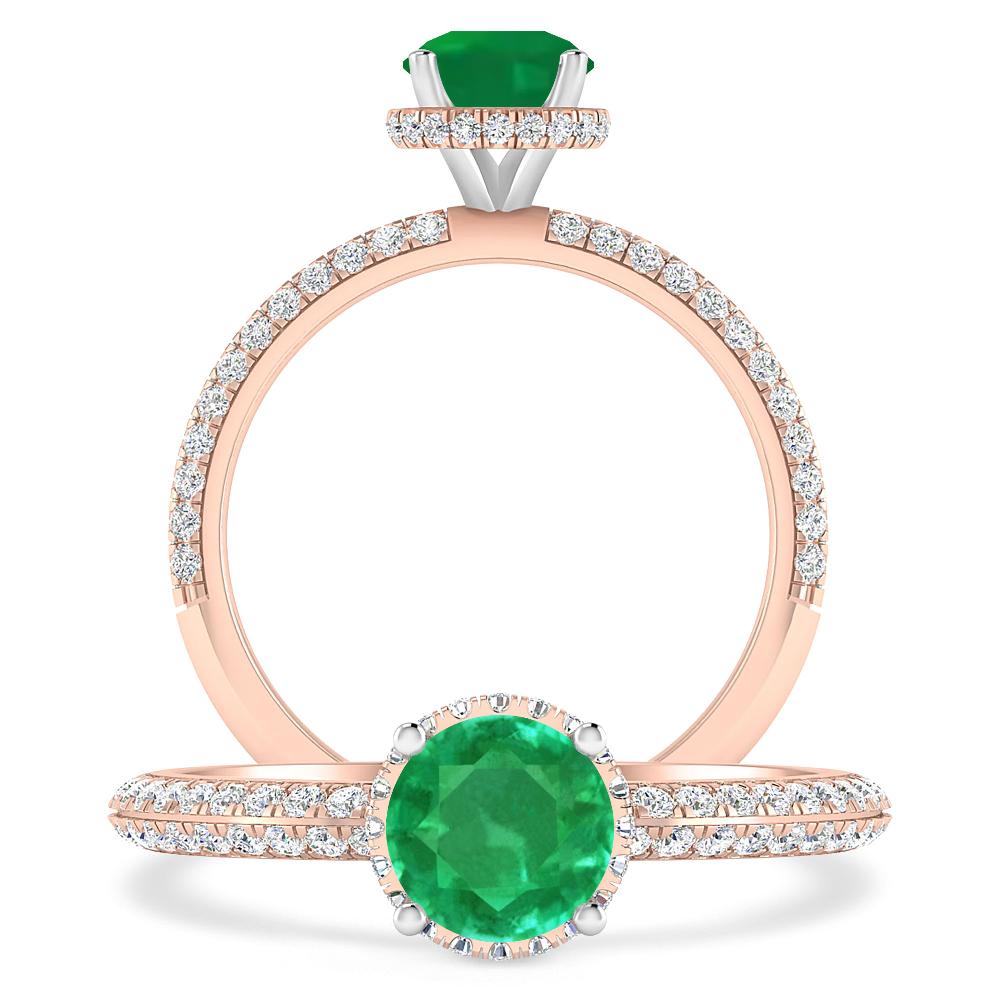 Rose Gold - Emerald