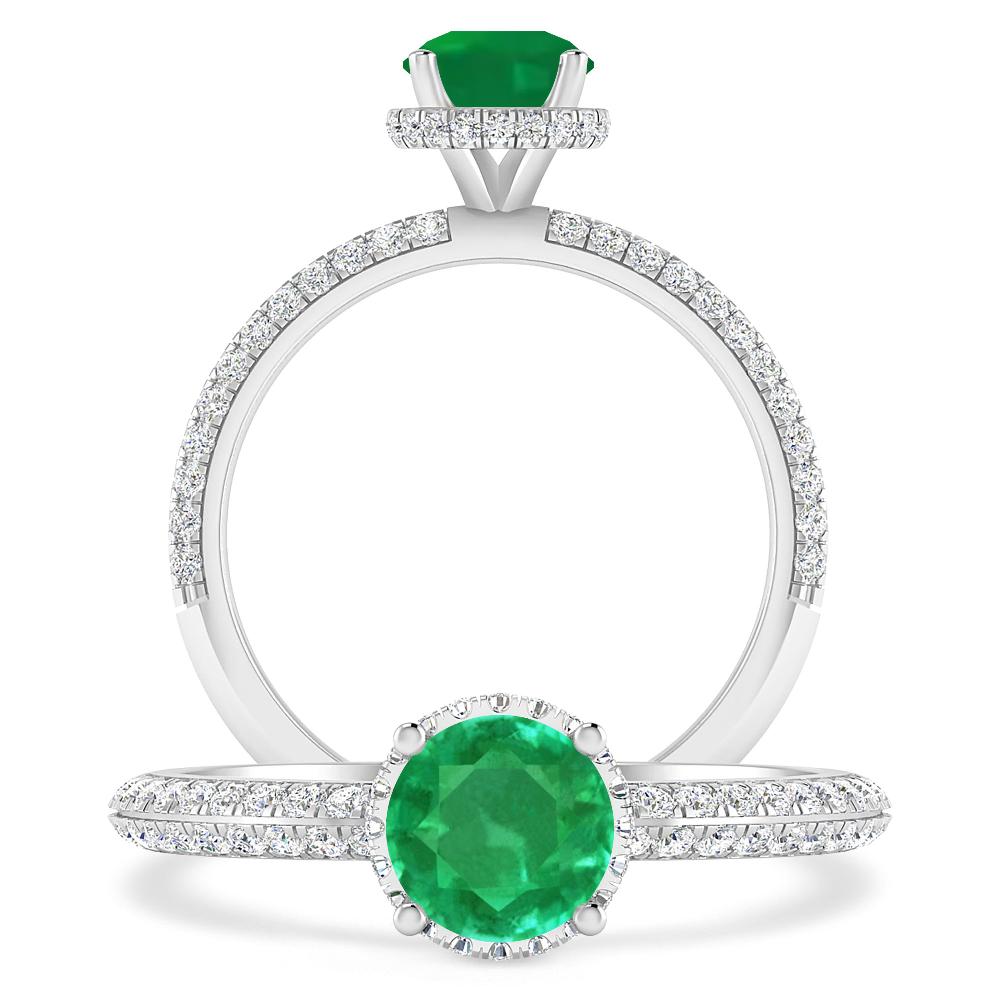 White Gold - Emerald