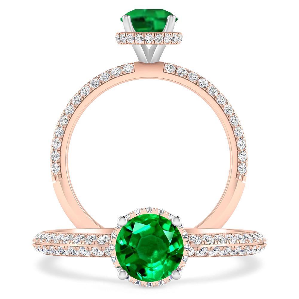 Rose Gold - Emerald