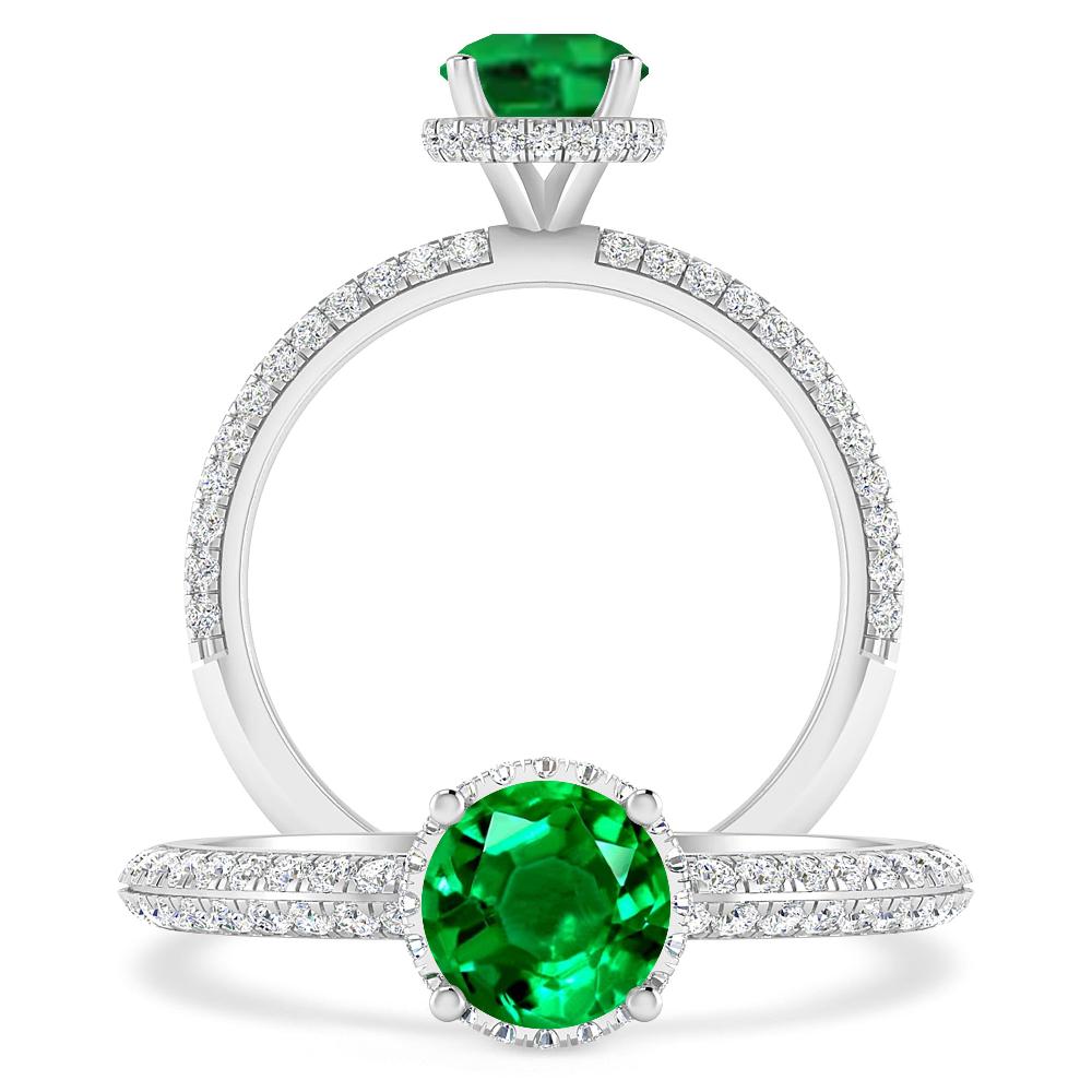 White Gold - Emerald