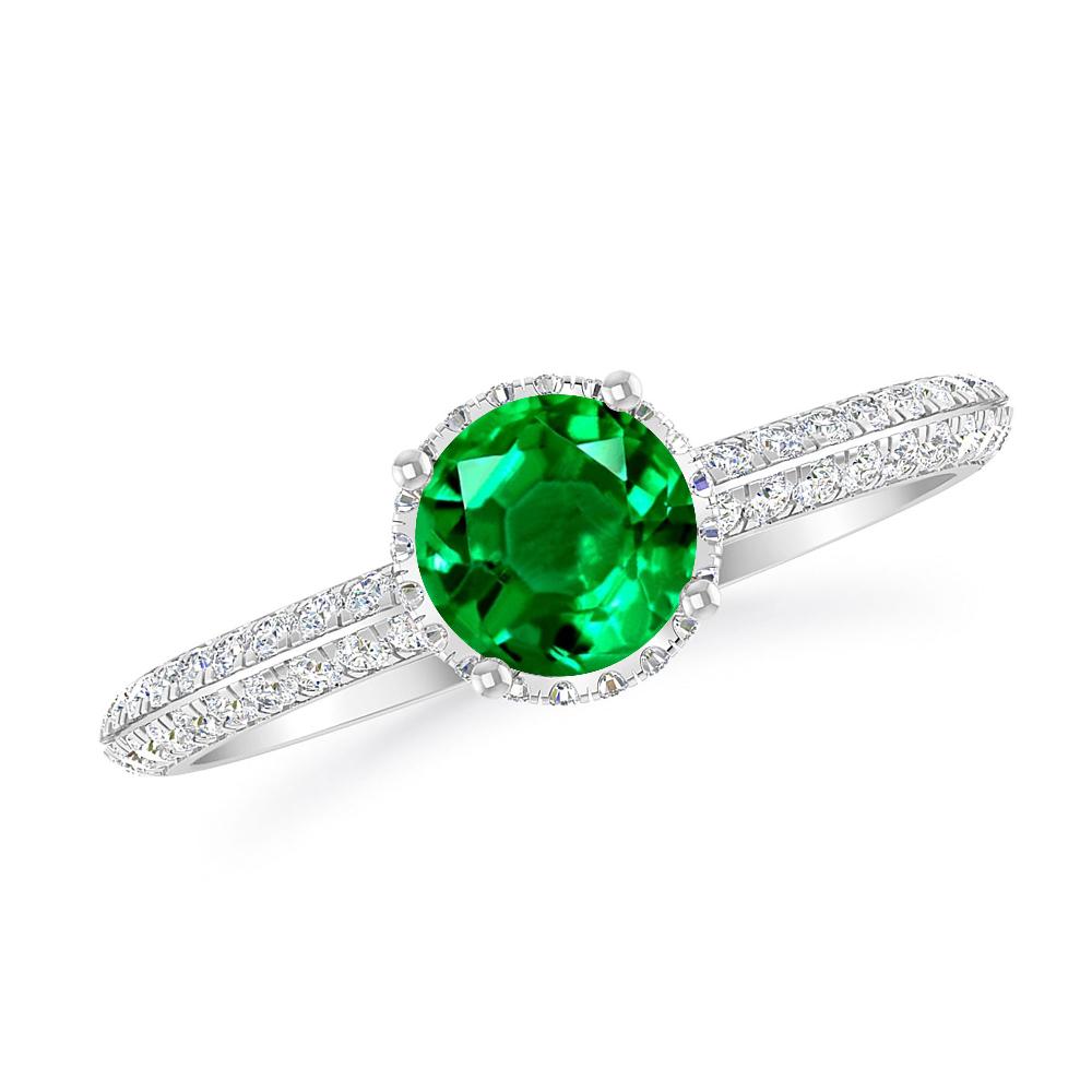 White Gold - Emerald