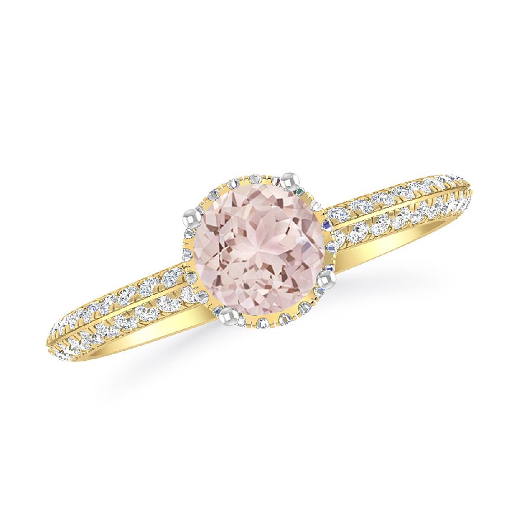 Yellow Gold - Morganite