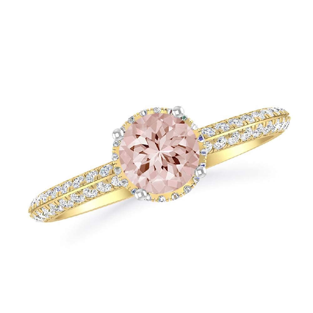 Yellow Gold - Morganite