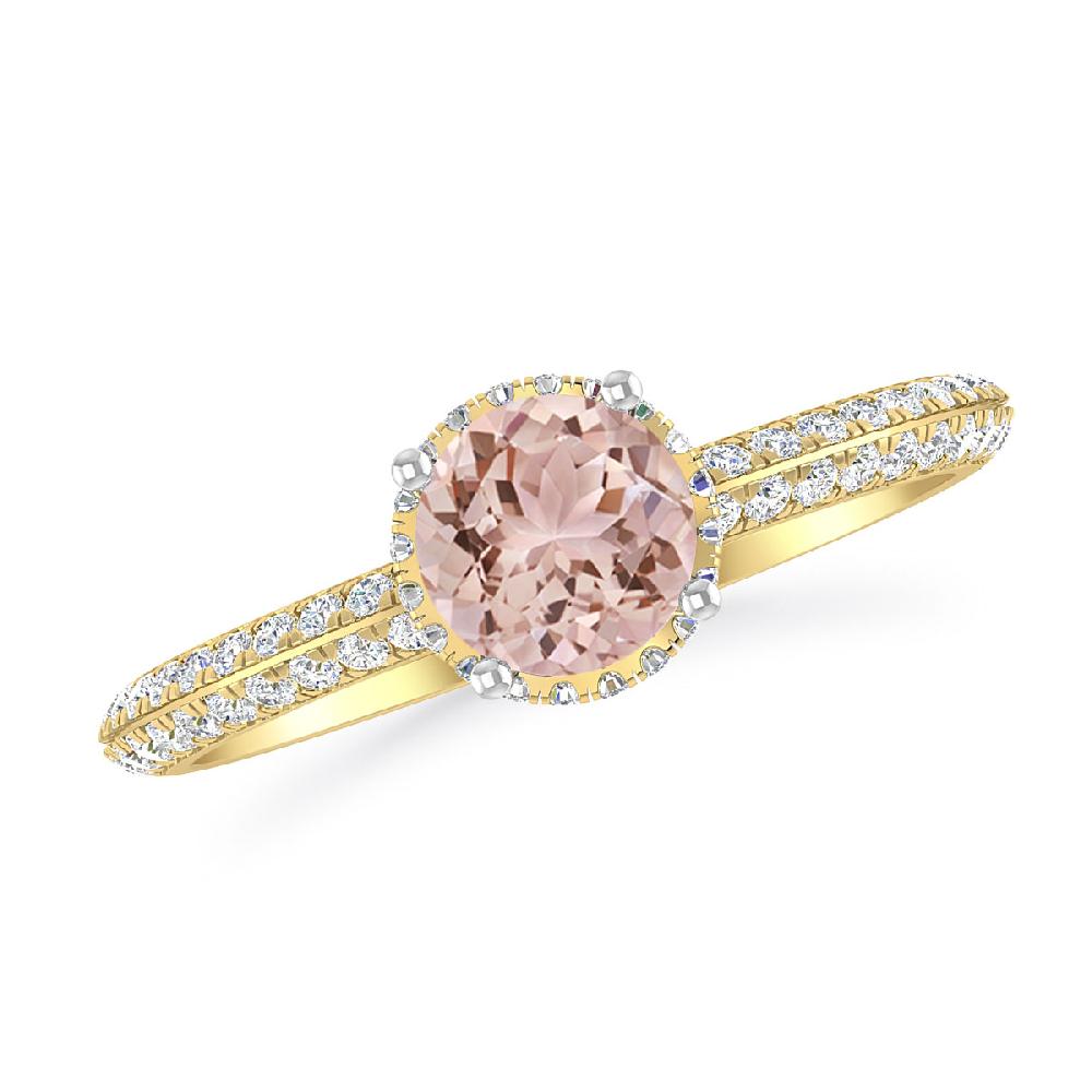 Yellow Gold - Morganite