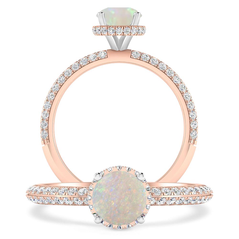 Rose Gold - Opal