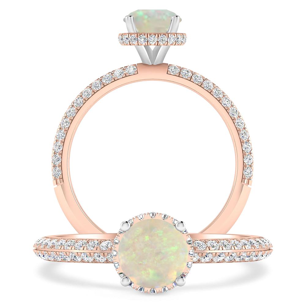 Rose Gold - Opal