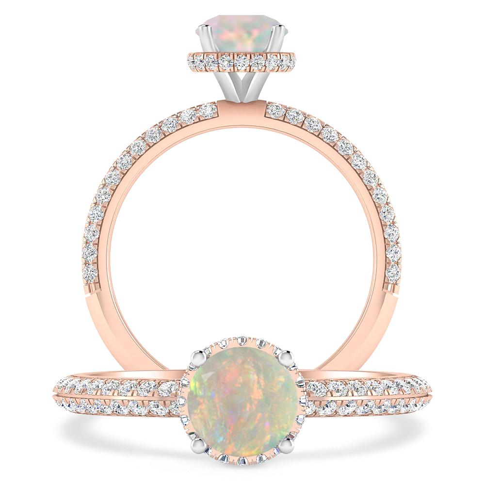 Rose Gold - Opal