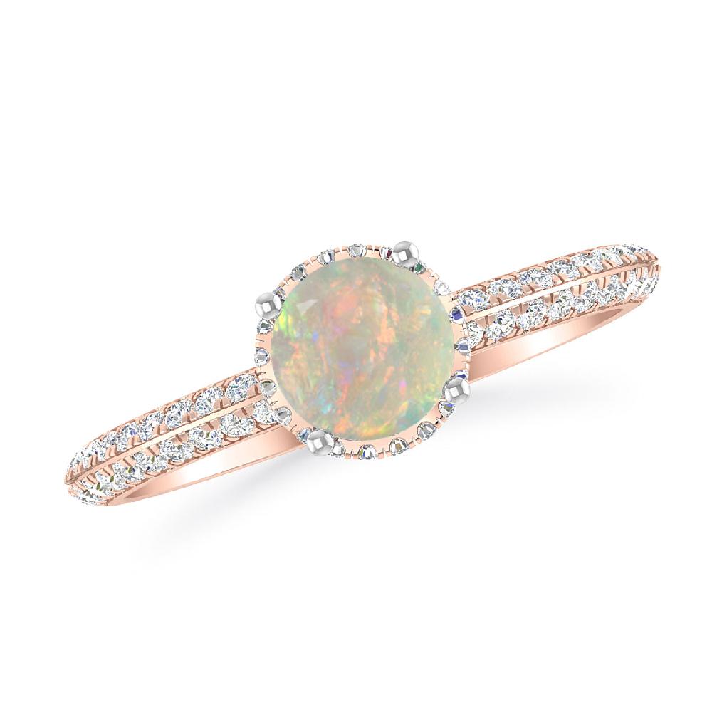 Rose Gold - Opal