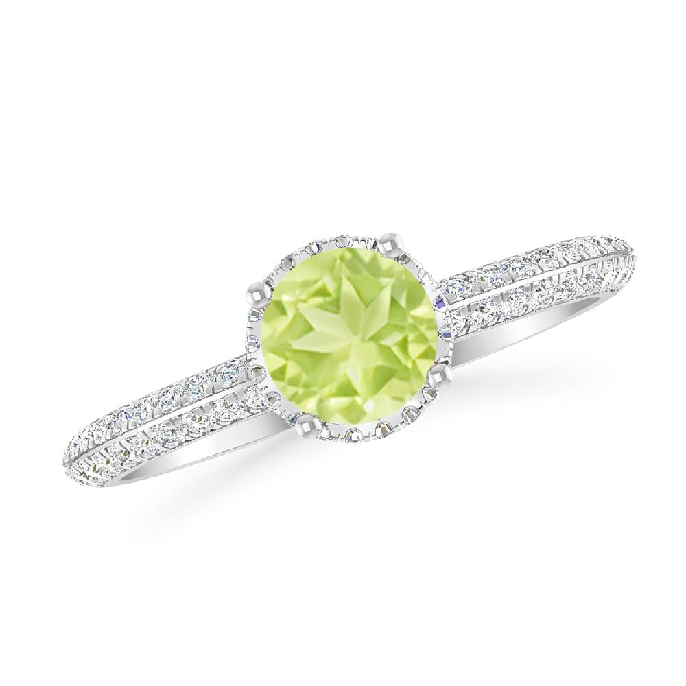 White Gold - Peridot