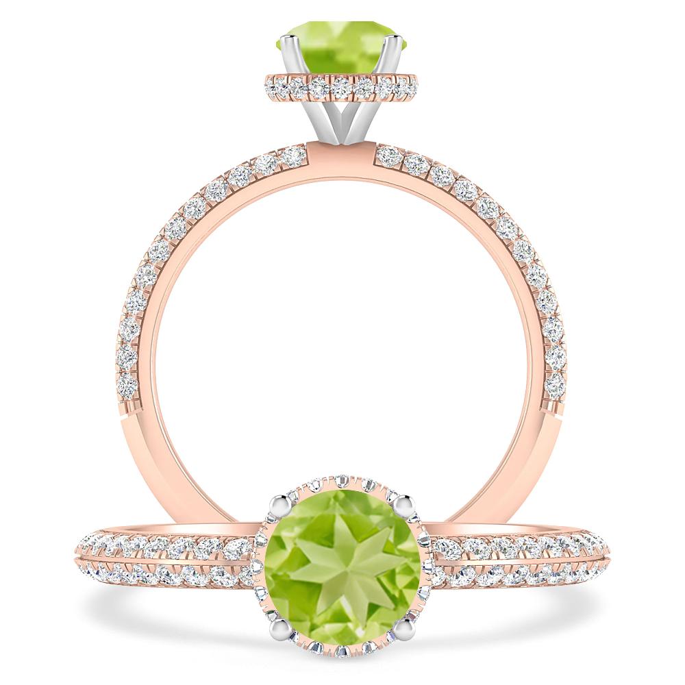 Rose Gold - Peridot