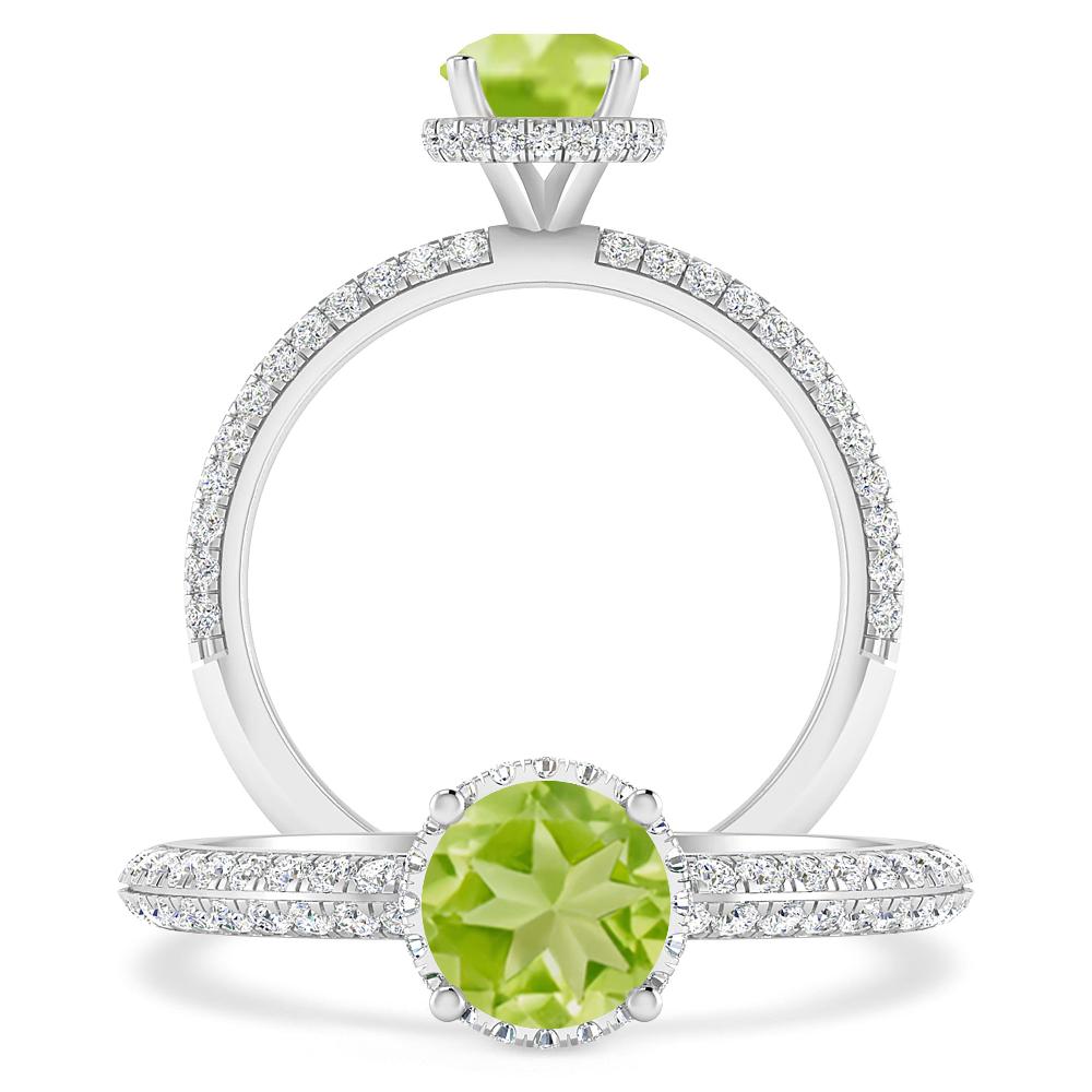 White Gold - Peridot