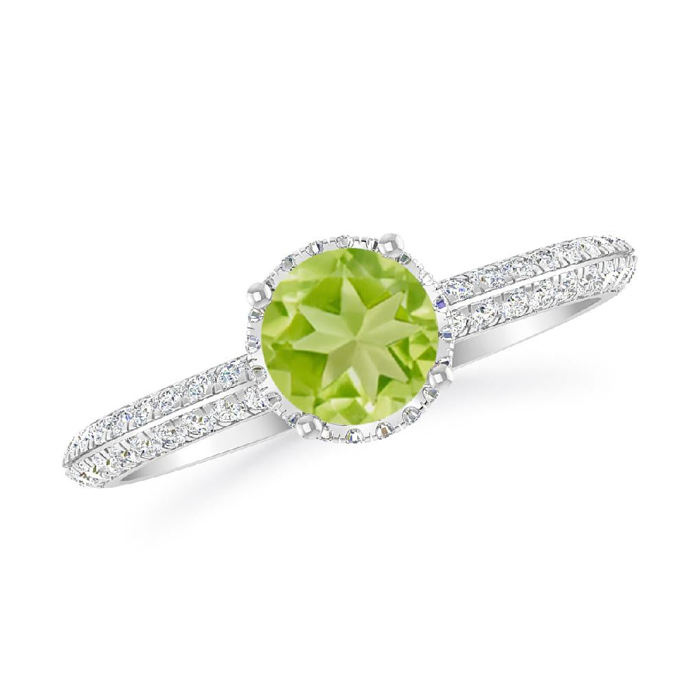 White Gold - Peridot