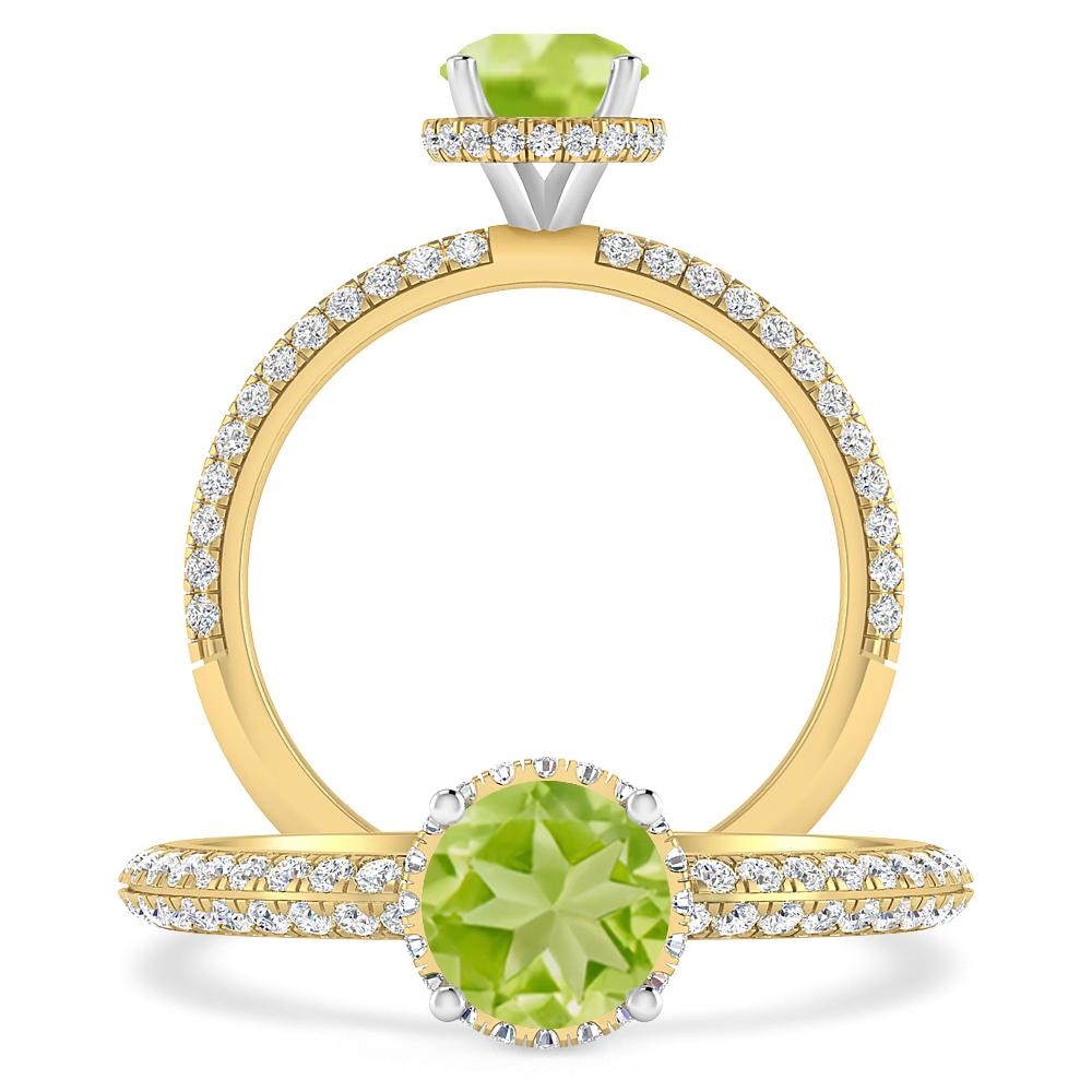 Yellow Gold - Peridot