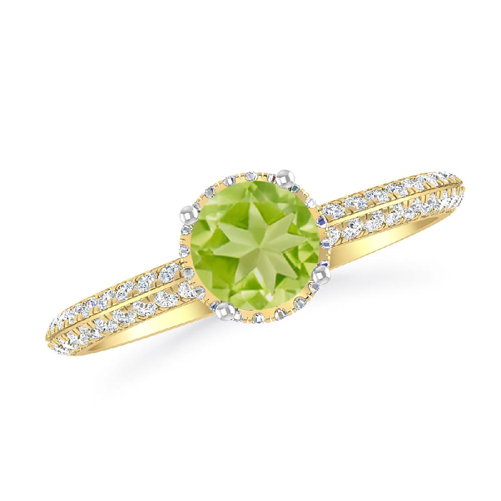 Yellow Gold - Peridot