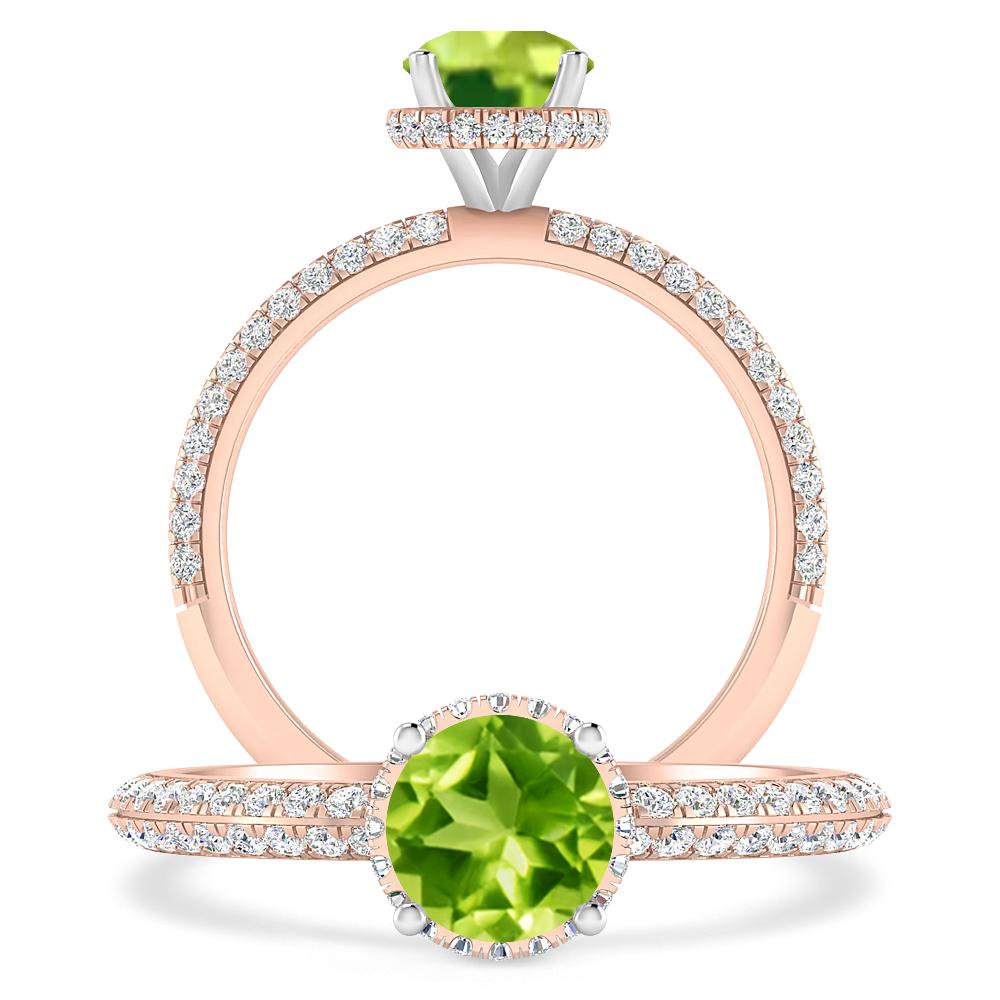 Rose Gold - Peridot