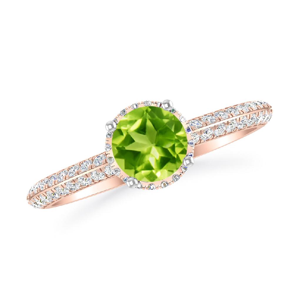 Rose Gold - Peridot