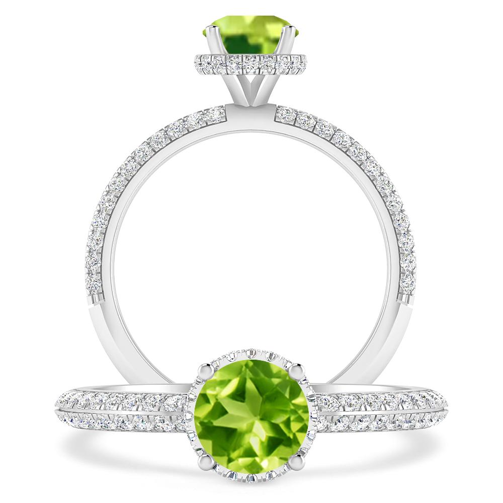 White Gold - Peridot