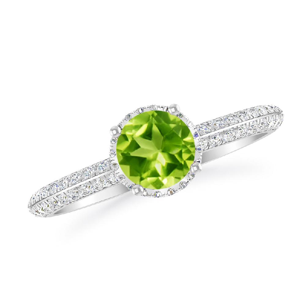 White Gold - Peridot