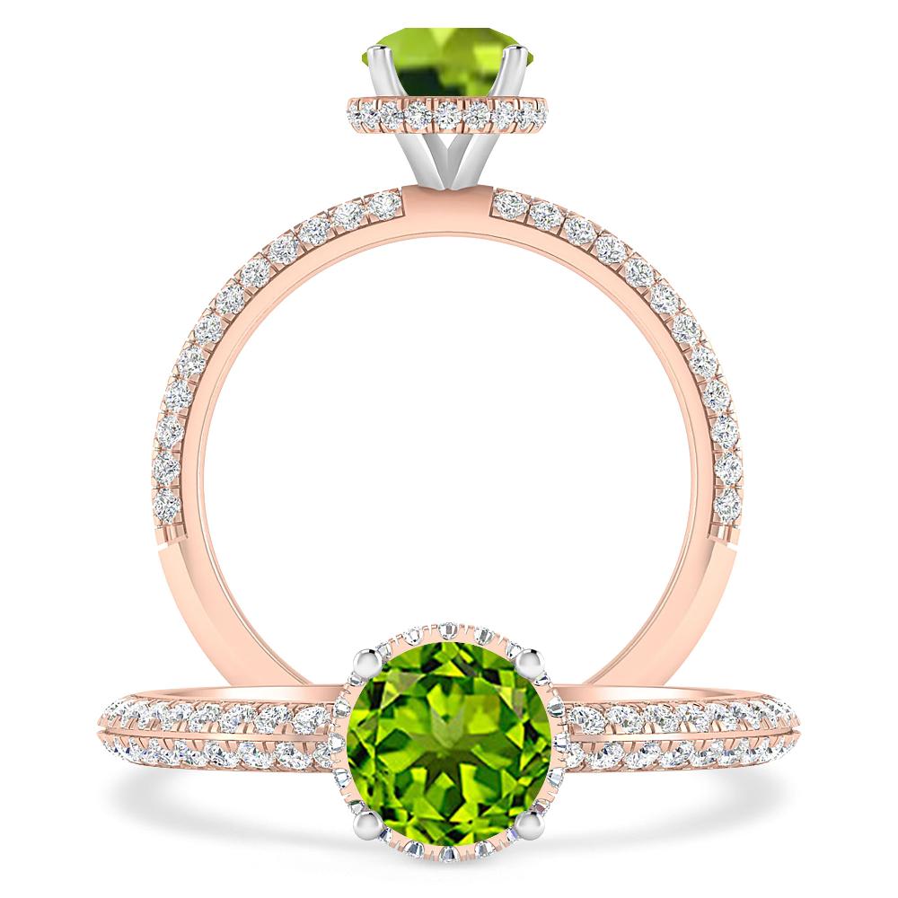 Rose Gold - Peridot