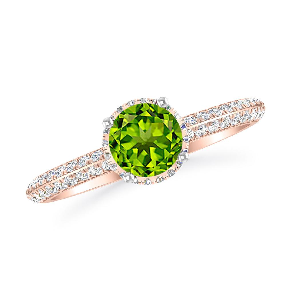 Rose Gold - Peridot