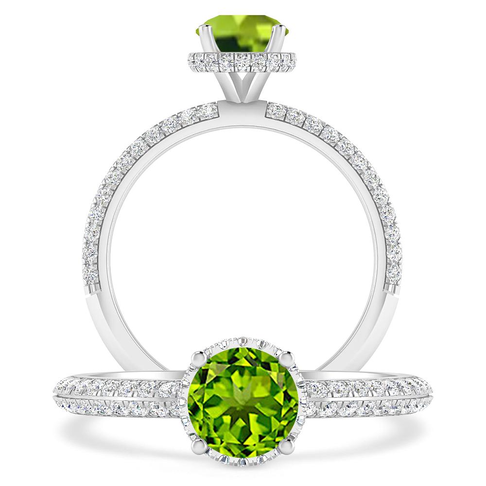 White Gold - Peridot