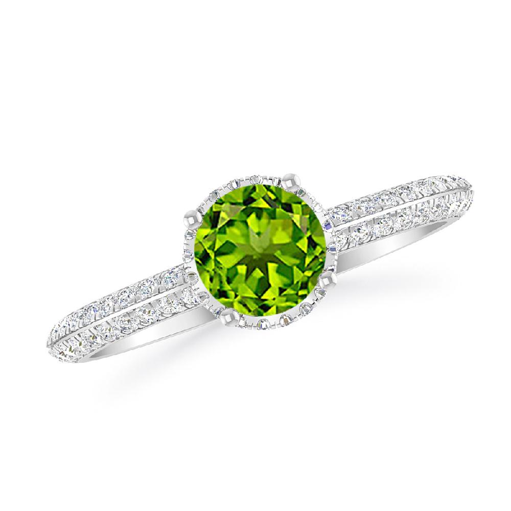 White Gold - Peridot