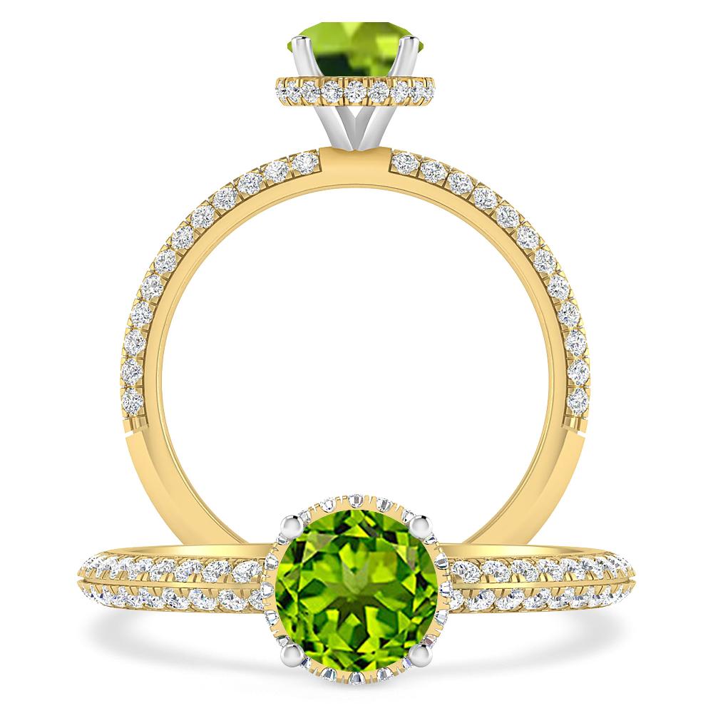 Yellow Gold - Peridot