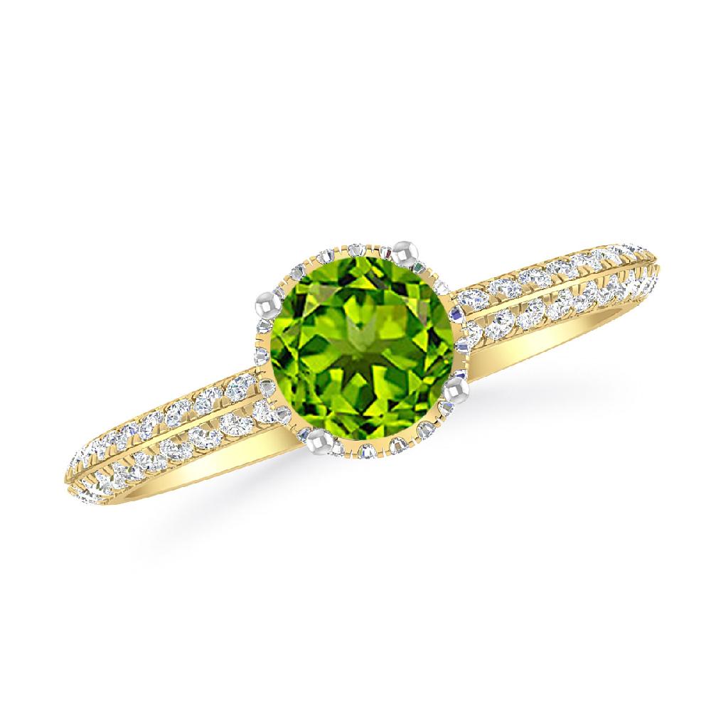 Yellow Gold - Peridot