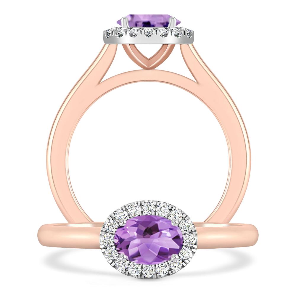 Rose Gold - Amethyst