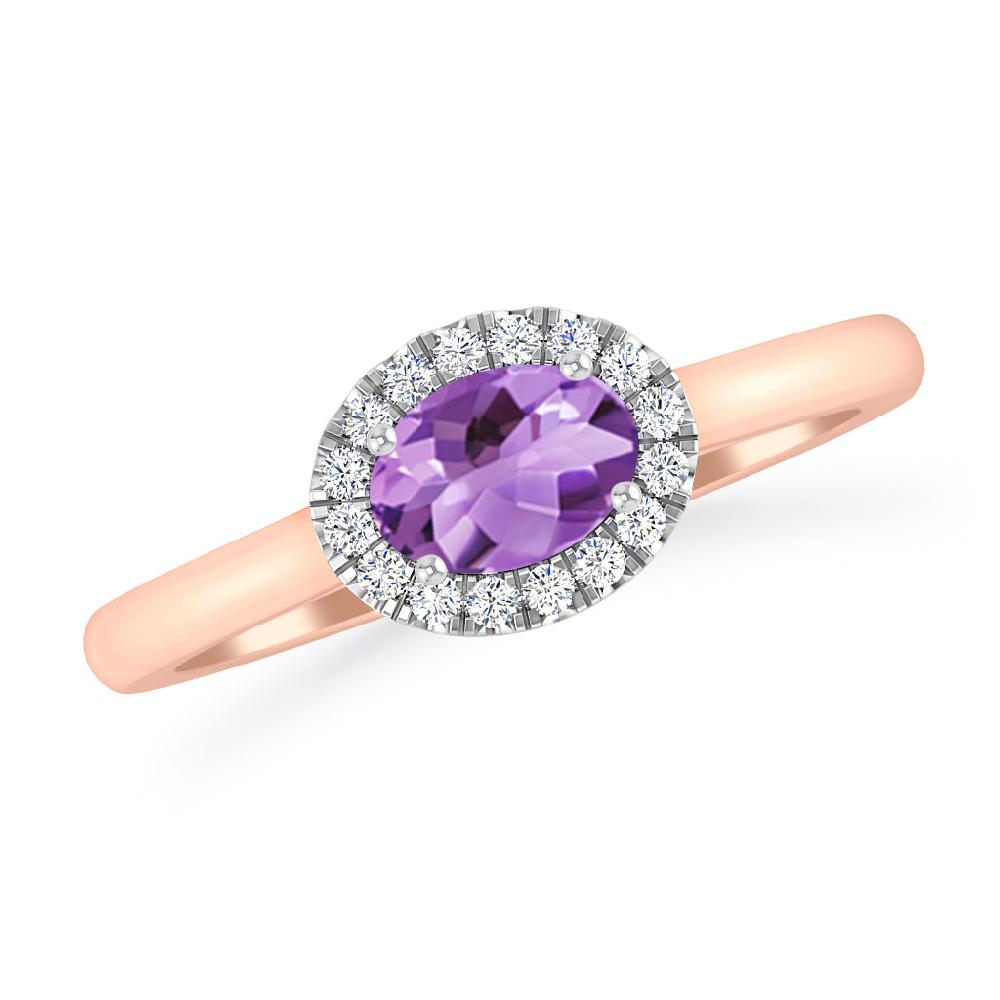 Rose Gold - Amethyst