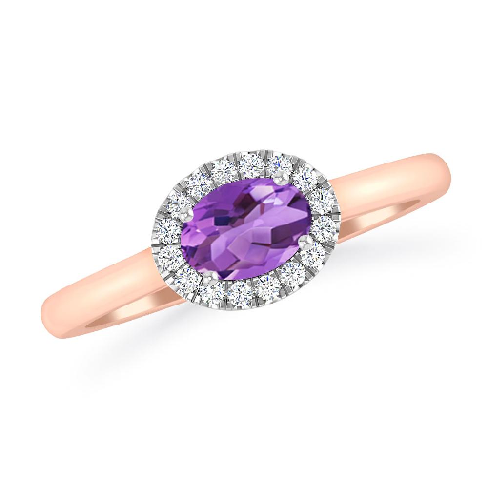 Rose Gold - Amethyst