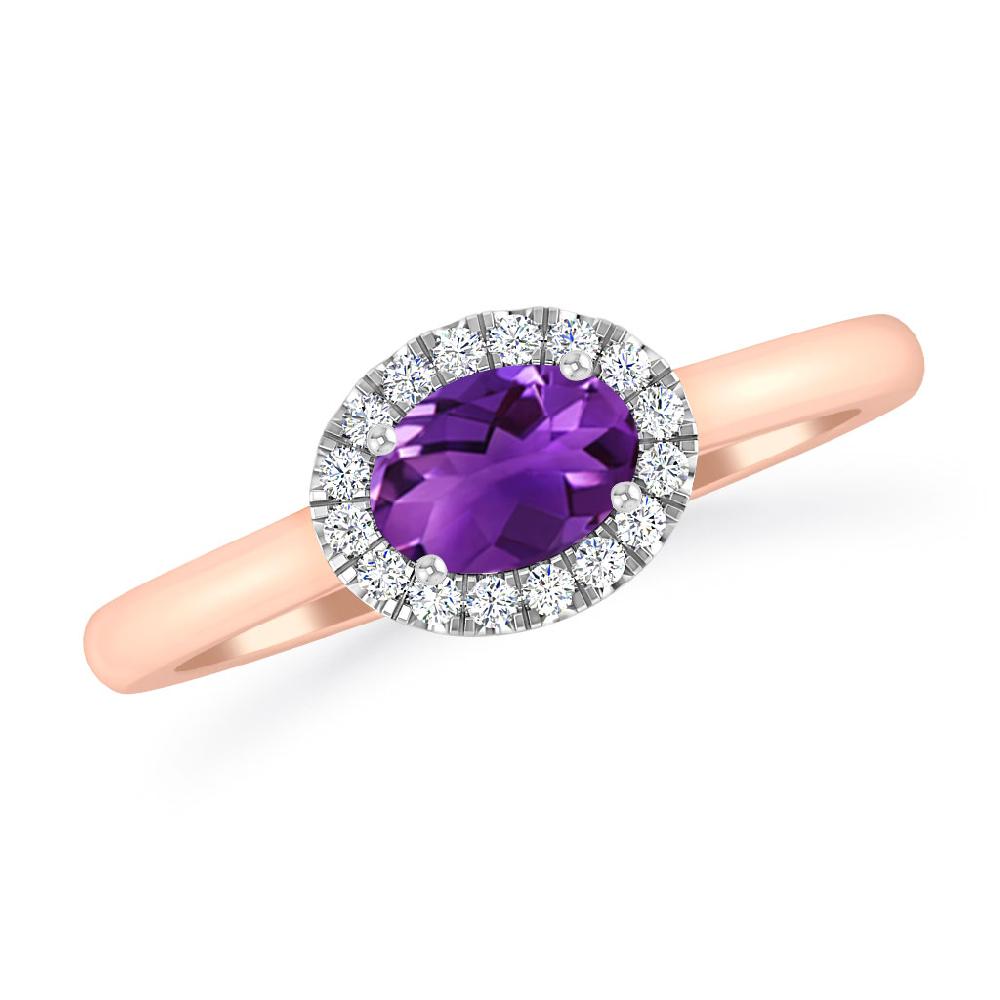 Rose Gold - Amethyst