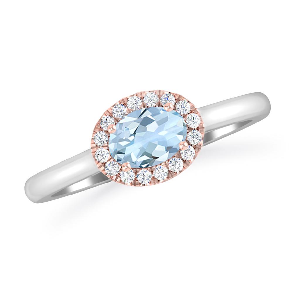 White Gold - Aquamarine