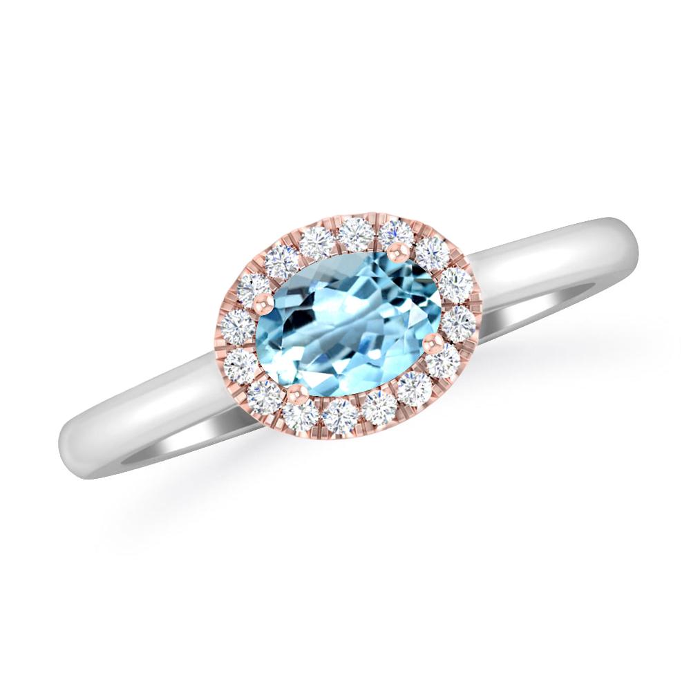 White Gold - Aquamarine