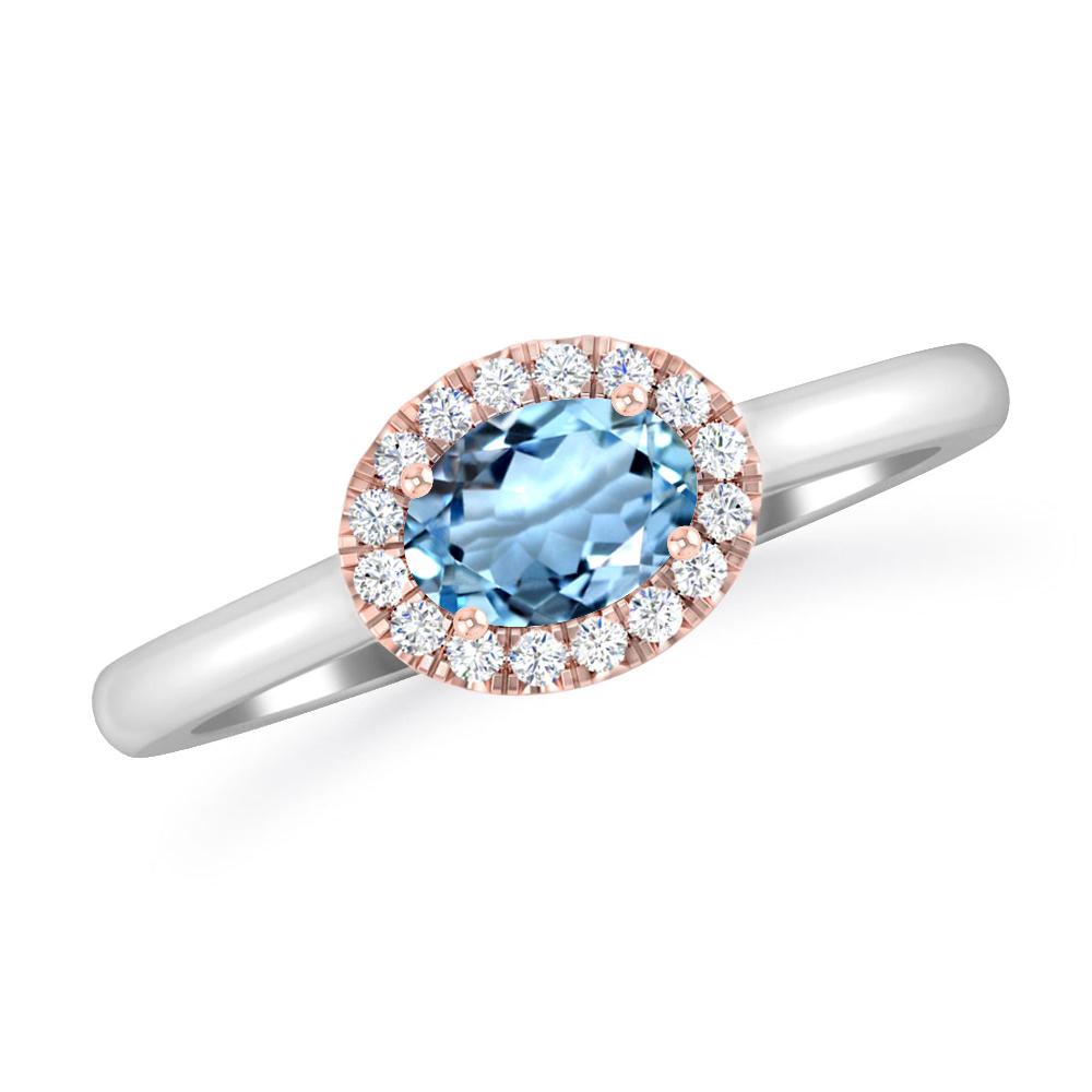 White Gold - Aquamarine